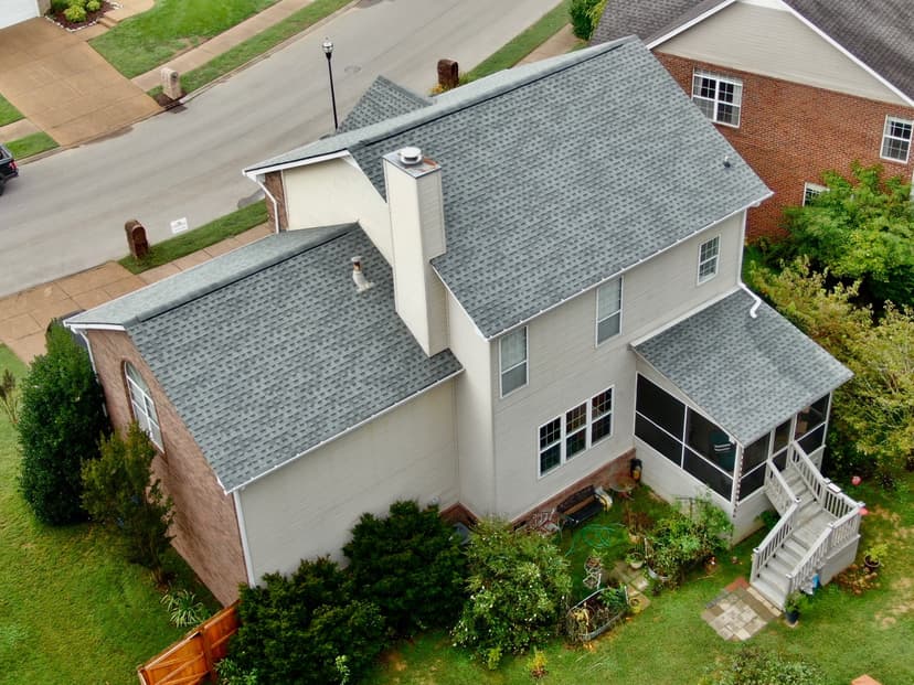 Roof repair project 8 - completed repair